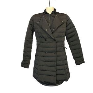 ‎Massimo Dutti Black Down Coat Size Small